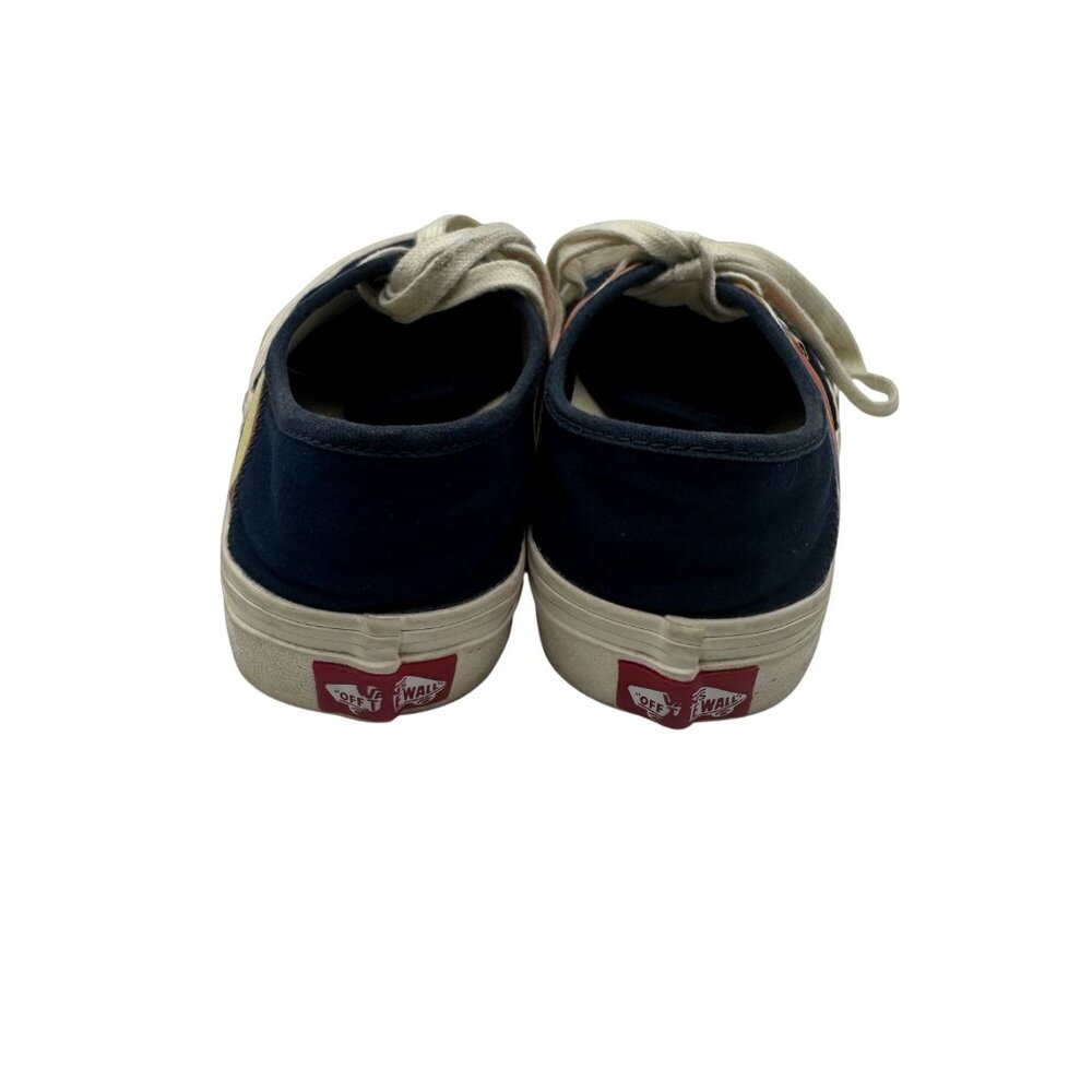 Vans Womens UltraCush Navy Canvas Shoes W/ Multicolor Stripes Size 5.5 US - Picture 6 of 9